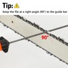 Chainsaw Sharpening File Set - 6 pcs Round Files for