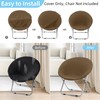 Saucer Chair Cover, Stretch Round Moon Chair Cover, Removable Spandex