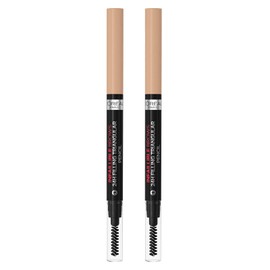 L'Oréal Paris Infaillible Brows 24h Filling Triangular Augenbrauenstift Temperierbarer Augenbrauenstift mit Kamm und dreieckiger Spitze, Farbe 7.0 Blonde – 2 Kosmetika