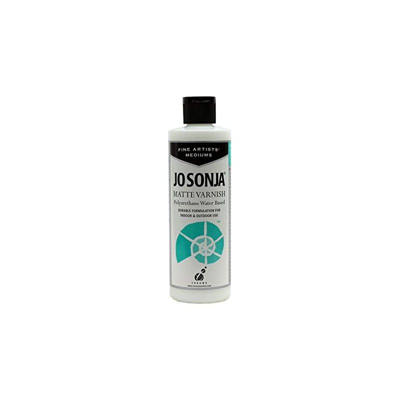 Jo Sonja Polyurethane Matte Varnish - 8oz Bottle