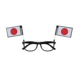 FEELLIFE 8000-3 Funny Sunglasses, Party & Japan National Team Cheering Goods, Festival Flags, Glasses, Event Goods, 2024, World Championships, International Games, Black x No Lens