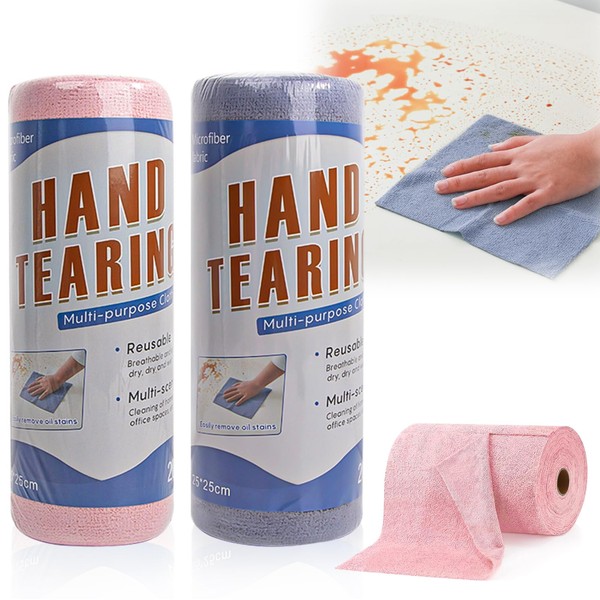 HOMURY Pack of 40 Microfibre Cleaning Cloths, Cleaning Cloths on