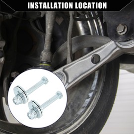 Hihaha No.K80065 Camber Caster and Alignment Kit for Ford Explorer 1995-2001 / Front Camber Bolt/Durable / 2 Set