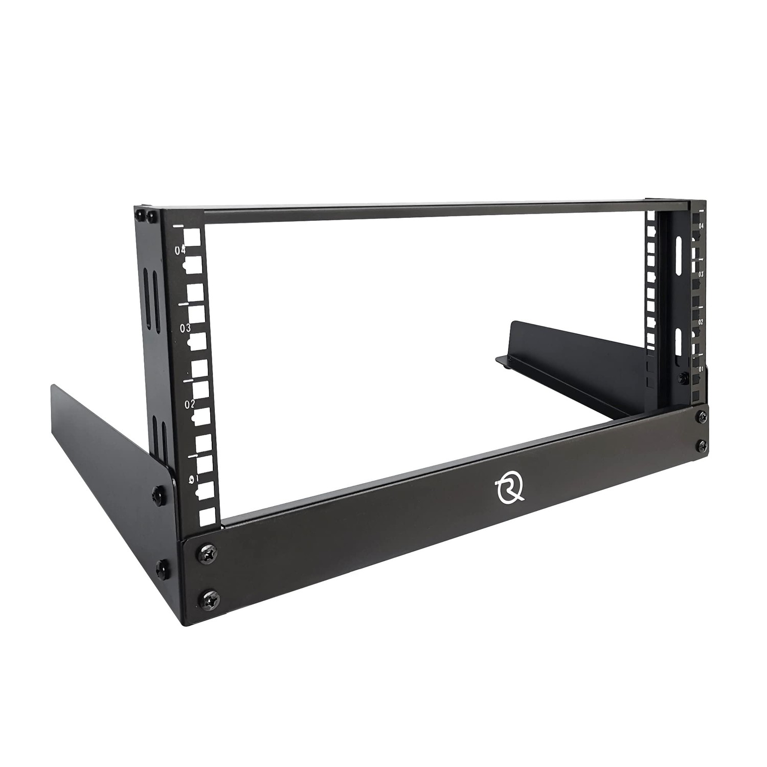 RIVECO 4U Network Rack Desktop 19 Inch 2 Post Open Frame Shelf with ...