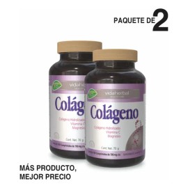 Colageno Vida Herbal, Tabletas, Colageno Hidrolizado                                                                                                  