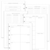BetterNote Meal Plan Refill Pages for Disc Bound Planners, Fits