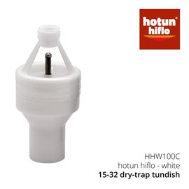 Hotun HiFlo Dry Trap Tundish for Boilers, Water Heaters & Cylinders White - 15 x 32mm