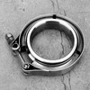 2.5" V Band Clamp Flange Kit 2 Piece Stainless Steel