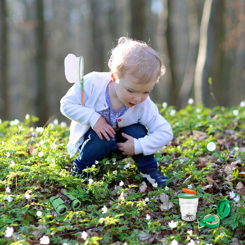 11pcs Children Outdoor Explorer Kit Outdoor Adventure Insect Capture Kids