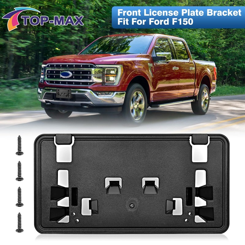 TOP-MAX License Plate Frame Compatible with 2021-2023 Ford F150 2.7L