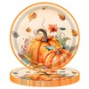 24 Pcs Thanksgiving Paper Plates Holiday Supplies Dinner Dessert Dinnerware