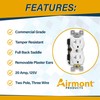 Outlet Box Kit, 2x4'' Utility Electrical Box, Duplex Receptacle 2x4''