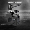 NEEWER Super Clamp with 5/8" Stud, Spring Lock, 2.4"/6cm Jaw