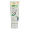 Alba Botanica Loción mineral de protección solar SPF 50, amplio