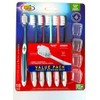 Ultra Soft Toothbrushes Value Pack, 6 Brushes, 4 Covers
