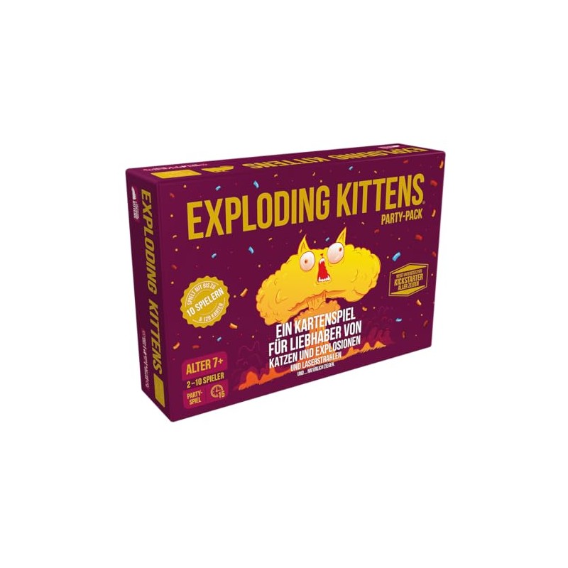 Exploding Kittens EKIEK04NDE Game, Multicoloured, Multi-Coloured