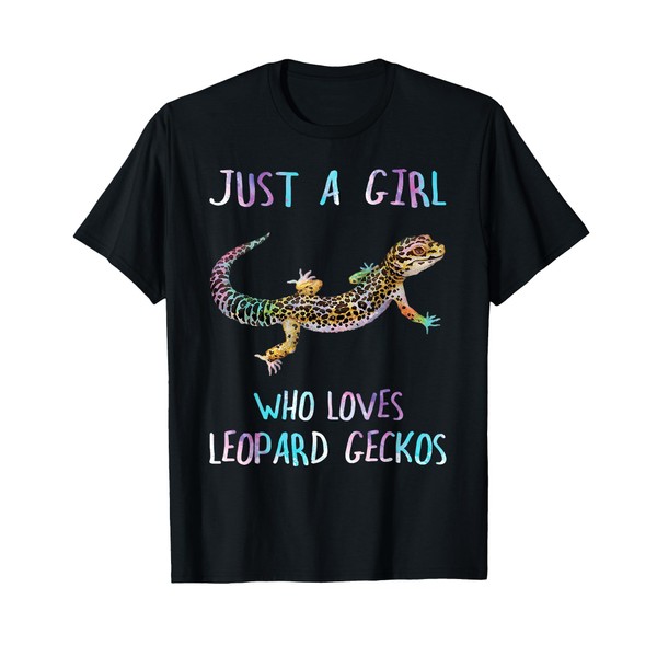 Cute Watercolor Lizard Just A Girl Who Loves Leopard Geckos