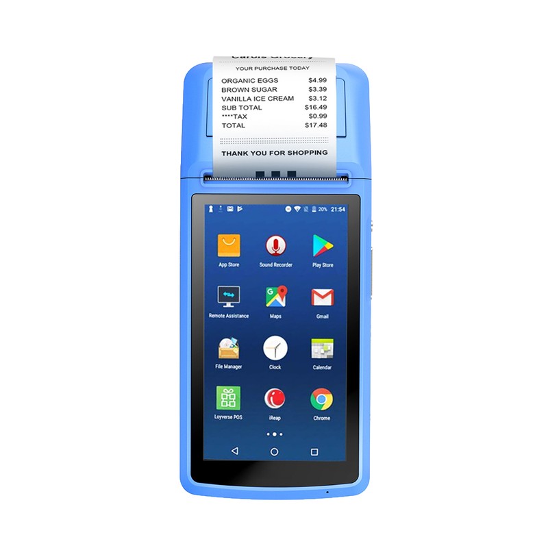 MHT-M1 POS Terminal Support Android 6.0 OS Receipt Printer with