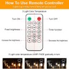Mlambert 3 Color Outdoor LED Dimmable String Lights for Patio
