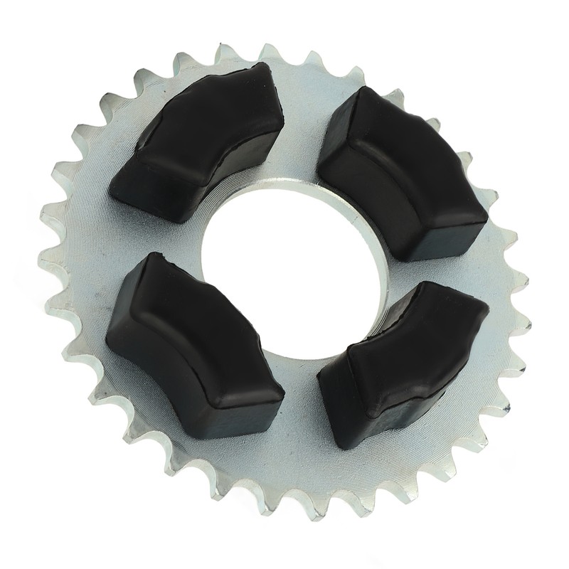 420 32T 50mm Rear Sprocket with Cushion Rubber Wheel Sprocket