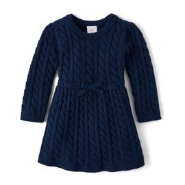 Gymboree,and Newborn Long Sleeve Sweater Dress,Tidal,6-9 Months