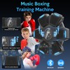 zyuqnek Music Boxing Machine, Wall Mounted Smart Punching Equipment Bluetooth,