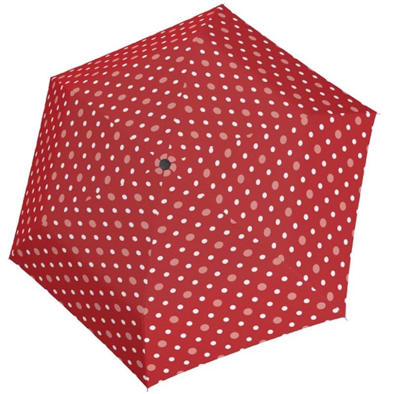 Doppler Mini Children's Pocket Umbrella Dots Red