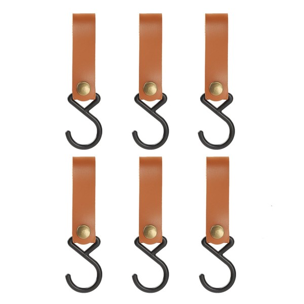Mikihat Pack of 6 S Camping Hooks, S Hooks with