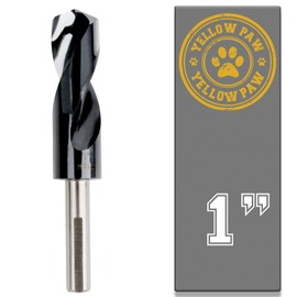 1 Inch Drill Bit for Metal - Industrial Grade M35 Cobalt Titanium Aluminum Nitrite - 1" Diameter & Total Length of 6" with Working Length of 3" Easily Drill Into Metal, Steel, & Aluminum