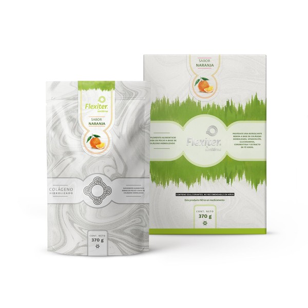 FLEXITER Colágeno Hidrolizado con extracto de té verde, vitamina D3,