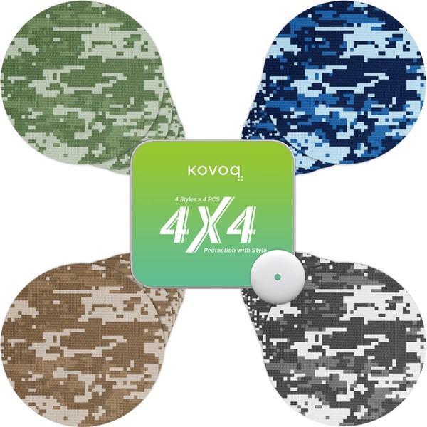 Kovoq Libre 3 & Plus Sensor Covers Waterproof, 16 Pack