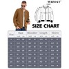 Wizoat Mens Casual Jacket Lightweight Jacket Varsity Coat Deep Khaki