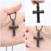 shajwo Cremation Jewelry Cross Urn Ashes Necklace of loved one