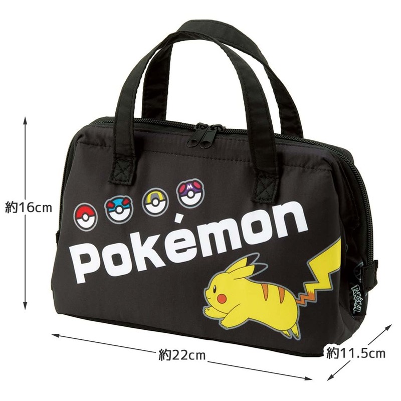 Skater KGA1-A Insulated Lunch Bag, Coin Purse, Women's, Pokemon