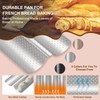 uxcell 2Pcs Perforated French Bread Baking Pan, 15" x 8"