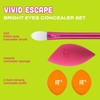 Real Techniques Vivid Escape Bright Eyes Concealer 4 Piece Set,