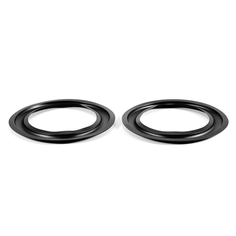 2pcs 6"/156mm Black Speaker Rubber Foam Edge Surround Ring Speaker