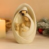 Nacimiento Navideño Pequeño Resina Figura Sagrada Familia