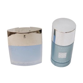 AZZARO CHROME SPORT MEN SET 1.7 EDT SP 2.7 DEODORANT STICK BOX DAMAGED