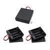 4 AA Battery Holder with ON/Off Switch Wire Leads and