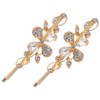 FOMIYES 10pcs Elegant Rhinestone Hair for Weddings and Parties Floral
