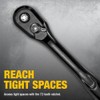 DEWALT Impact Socket Set with Ratchet, Metric/SAE, 1/2" Drive, 23-Piece