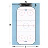 HIGHRAZON Dry Erase Hockey Coaches Clipboard, Hockey Lineup Board, Double-Sided