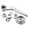 Deluxe Chrome Dress Up Kit, For Aircooled VW Engines, Compatible