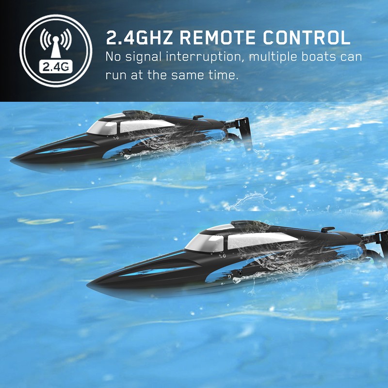 Remote Control Ship 30km/h High Speed 2.4GHz Frequency 100m Control