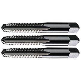 WIDIA - 2748838 GTD 15240 5305 Tap Set, Taper/Plug/Full Bottom Chamfer, Right Hand Cut, 3 Flutes, 6-32, HSS, Uncoated