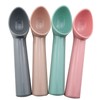 JCBIZ 4pcs Plastic Ice Cream Scoop Fruit Spoons Melon Baller