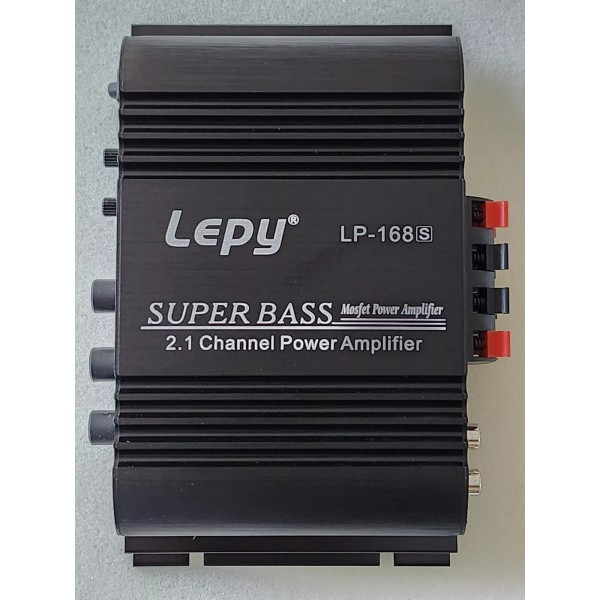 Lepy LP-168S Digital Stereo Power Amplifier Audio 2.1 Channel 2x40W