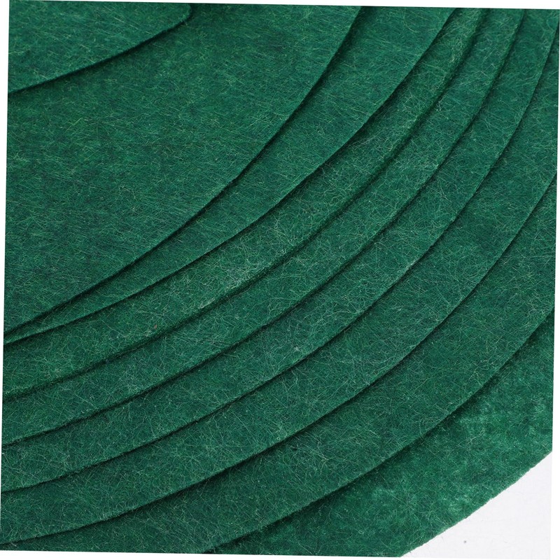 Kisangel 10pcs Grass Cloth Non-Woven Tree Mulch Shield Tree Root