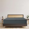 EV DEKOR Extra Deep Fitted Sheet Super King, Charcoal -